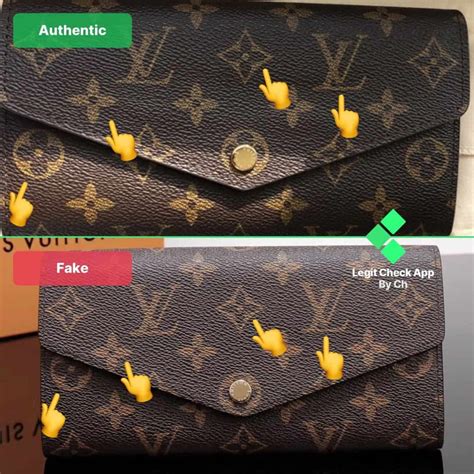 louis vuitton zipper wallet real vs fake|authentic louis vuitton women wallet.